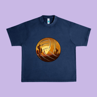 Desert Cactus Sunset Volleyball Urban Heavy Tee Designed By Bettercallsaul