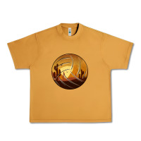 Peanut Butter Desert Cactus Sunset Volleyball Urban Heavy Tee - Bettercallsaul