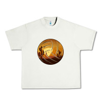 Pistachio Desert Cactus Sunset Volleyball Urban Heavy Tee - Bettercallsaul