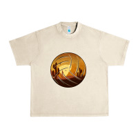 Sandshell Desert Cactus Sunset Volleyball Urban Heavy Tee - Bettercallsaul