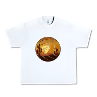 White Desert Cactus Sunset Volleyball Urban Heavy Tee - Bettercallsaul