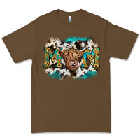 Cacao highland cow mom Premium Tee - JahusDesignShop