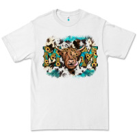 White highland cow mom Premium Tee - JahusDesignShop
