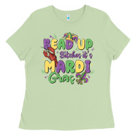 Matcha bead up bitches it's mardi gras Ladies Tee - MaliasSmallBusiness
