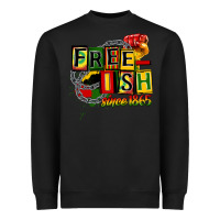 Black free ish since 1865 Heavyweight Sweatshirt - CowGirlArtShop