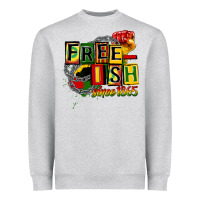 Heather Grey free ish since 1865 Heavyweight Sweatshirt - CowGirlArtShop