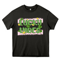 Asphalt lucky vibes Heavy Core Tee - MaliasSmallBusiness
