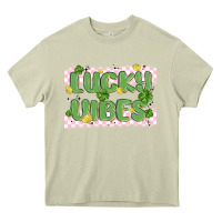Mossy lucky vibes Heavy Core Tee - MaliasSmallBusiness