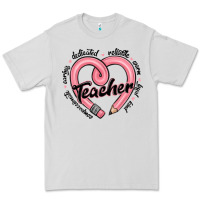 Dove Grey valentine's day pencil heart teacher quotes Premium Tee - MaliasSmallBusiness