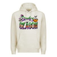 Oatmeal Heather Halloween Spooky Season Premium Hoodie - FaDigitalArtStudio