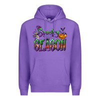 Purple Halloween Spooky Season Premium Hoodie - FaDigitalArtStudio