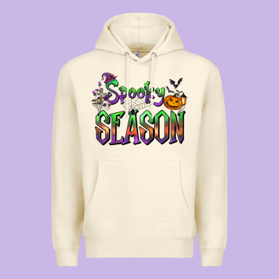 Halloween Spooky Season Premium Hoodie Designed By Fadigitalartstudio