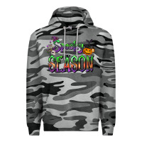 Slate Camo Halloween Spooky Season Premium Hoodie - FaDigitalArtStudio