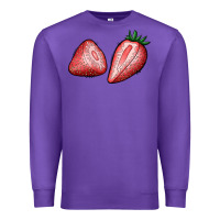 Purple strawberries Premium Sweatshirt - BundleAndBundleShop