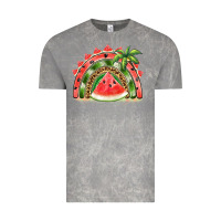 Cloud Rock watermelon slice  rainbow Vintage Tee - BarkalooDesign