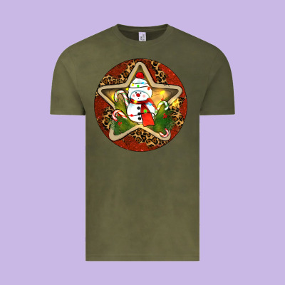 Snowman Christmas Vintage Tee Designed By Ranaportraitstore