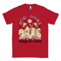 Red read books change the world artiststas Classic Tee - Artiststas