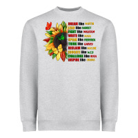 Heather Grey dream like martin juneteenth Heavyweight Sweatshirt - CowGirlArtShop