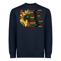 Navy dream like martin juneteenth Heavyweight Sweatshirt - CowGirlArtShop