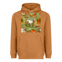 Meerkat fall goats seamless pattern Heavyweight Hoodie - BundleAndBundleShop