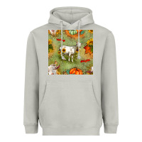 Moon Dust fall goats seamless pattern Heavyweight Hoodie - BundleAndBundleShop