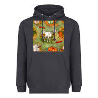 Smoke fall goats seamless pattern Heavyweight Hoodie - BundleAndBundleShop