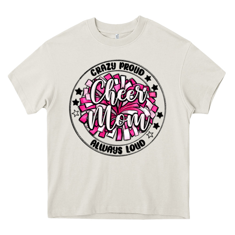 Cheer Mom Heavy Core Tee by MaliasSmallBusiness | Teevron
