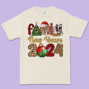 Family New Years 2024 Premium Tee Designed By Maliassmallbusiness