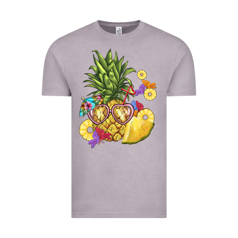 Pineapple Enjoying Vintage Tee by BarkalooDesign | Teevron