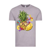 Vintage Zinc pineapple enjoying Vintage Tee - BarkalooDesign