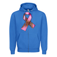 True Royal Breast Cancer ribbon Zipper Hoodie - FaDigitalArtStudio