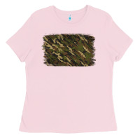 Bubblegum Pink Camouflage Background Ladies Tee - Jasminsmagicworld