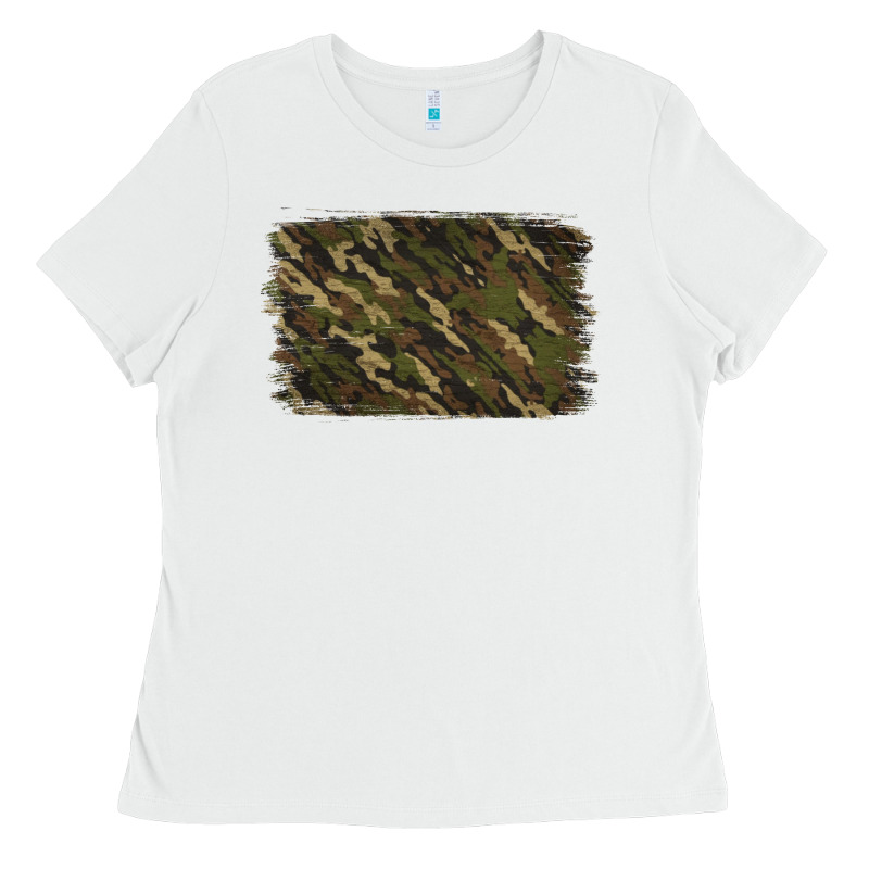Camouflage Background Ladies Tee by Jasminsmagicworld | Teevron