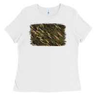 White Camouflage Background Ladies Tee - Jasminsmagicworld
