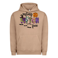 Pigment Burro Resting Witch Face Urban Hoodie - CowhideDigitalArt