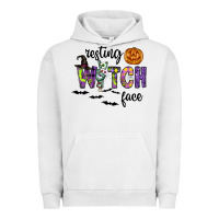 Pigment Lunar Rock Resting Witch Face Urban Hoodie - CowhideDigitalArt