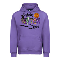 Tulip Resting Witch Face Urban Hoodie - CowhideDigitalArt