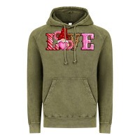 Vintage Olive valentines day gnomes love Vintage Hoodie - RanaPortraitStore