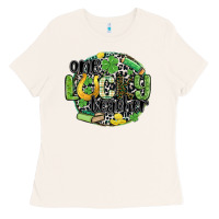 Bone one lucky teacher Ladies Tee - MaliasSmallBusiness