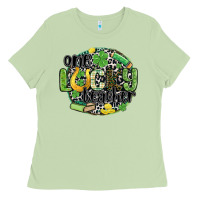 Matcha one lucky teacher Ladies Tee - MaliasSmallBusiness