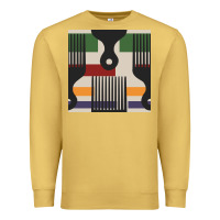 Antique Gold afro comb seamless pattern Premium Sweatshirt - BundleAndBundleShop