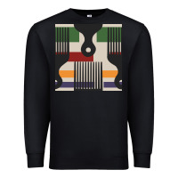 Black afro comb seamless pattern Premium Sweatshirt - BundleAndBundleShop