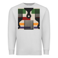 Dove Grey afro comb seamless pattern Premium Sweatshirt - BundleAndBundleShop