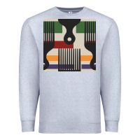 Heather Grey afro comb seamless pattern Premium Sweatshirt - BundleAndBundleShop