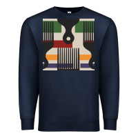 Navy afro comb seamless pattern Premium Sweatshirt - BundleAndBundleShop