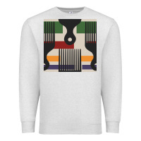 Oatmeal Heather afro comb seamless pattern Premium Sweatshirt - BundleAndBundleShop