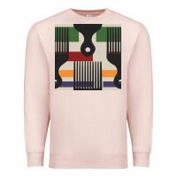Pale Pink afro comb seamless pattern Premium Sweatshirt - BundleAndBundleShop