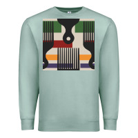Seafoam afro comb seamless pattern Premium Sweatshirt - BundleAndBundleShop