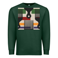Sports Green afro comb seamless pattern Premium Sweatshirt - BundleAndBundleShop