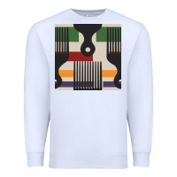 White afro comb seamless pattern Premium Sweatshirt - BundleAndBundleShop